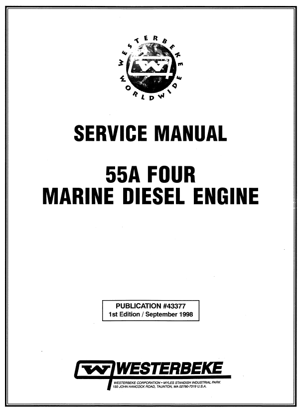 ENG Westerbeke 55A Technical Manual