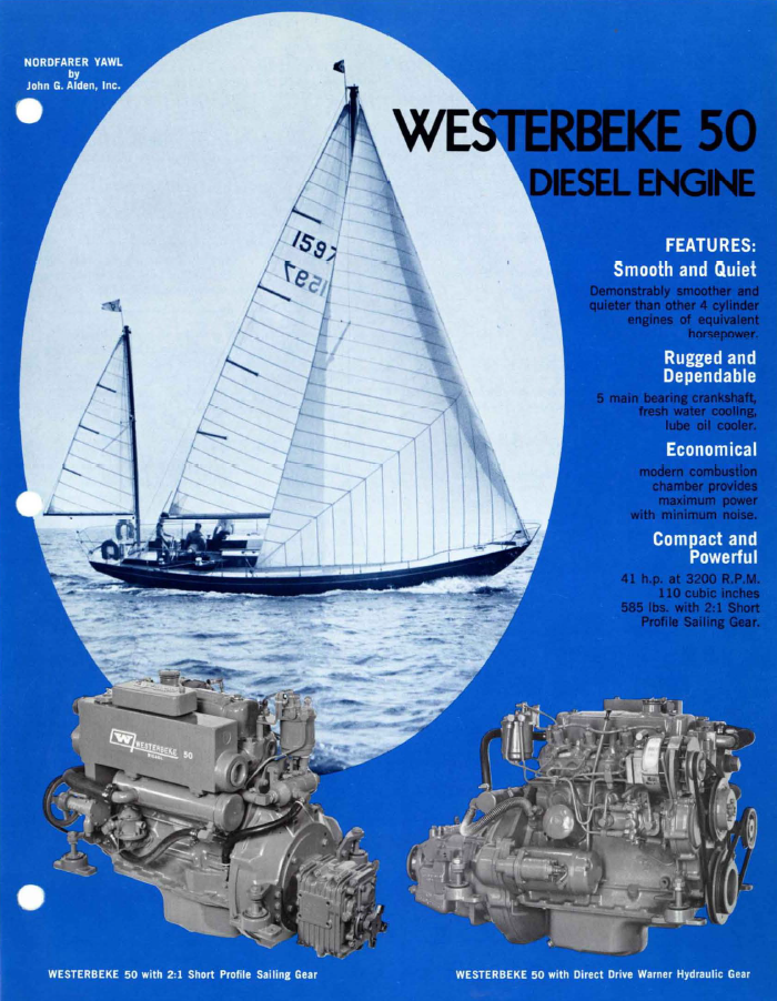 ENG Westerbeke W50 Specifications