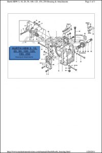 thumbnail image 2 of Alto Hurth HBW 20 220 250 Marine Transmission Master Rebuilding Kit – EAP-316905X – Made In USA 2 of 6